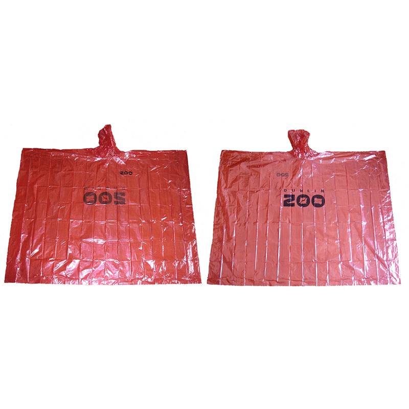 Printed PE Rain Ponch